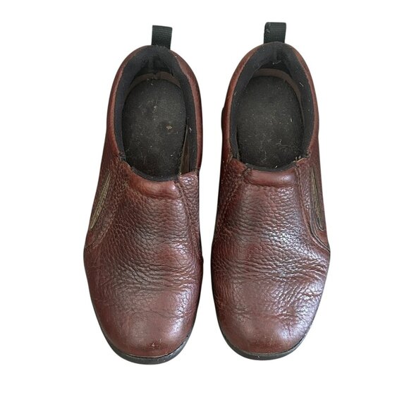 Roper Women’s Brown Leather Performance Sport Slip On Shoes Sz 5 Western Ranch - Picture 7 of 9